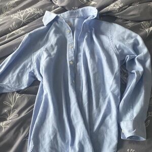 Button down light blue Michael kors shirt